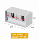 Aluminum LED Wall Lamp Outdoor Waterproof IP65 Porch Garden Light 12W24W Living Room Street Lighting by Ljojo