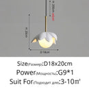 Ljojo LED Pendant Lights for Study Room, Bedroom, Bar, Living Room - Modern Indoor Chandelier