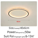 Nordic Style LED Ceiling Lamp for Living Room | Modern Simple Indoor Lighting Fixture by Ljojo