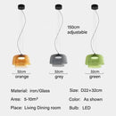 Modern Pendant Lamps Vintage Glass Lampshade LED Chandelier for Dining Room Bar by Ljojo