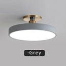 Ljojo Macaron LED Ceiling Light: Modern, Simple, Remote Dimming Chandelier for Bedroom, Living Room