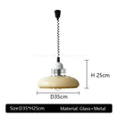 Bauhaus Glass Pendant Light Led Medieval Retro for Restaurant Bar Bedroom - Ljojo