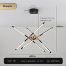 Ljojo LED Stick Shape Chandelier Pendant Light for Modern Home Decor
