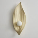 Ljojo Leaf Wall Lights Bedroom Sconce Lamp Modern Resin Corridor Bedside Aesthetic