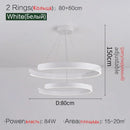 Ljojo Minimalist C-shaped Pendant Light for Restaurant Bar, Bedroom, and Living Room