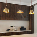 Ljojo Metal Wood Pendant Light: Modern Nordic Artistic Dining Room Lamp