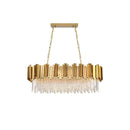 K9 Crystal Gold Chrome Chandelier - Luxury LED Ceiling Fixture for Living Room by Ljojo