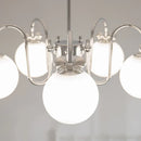 French Living Room Chandelier Cream Magic Bean Lamp by Ljojo | Ancient Bag House Nordic Creative Mickey Bow