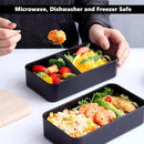Ljojo Stackable Bento Lunch Box Set with Insulated Bag