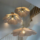 Ljojo Linen Pendant Light Chandelier Stairs Hanging Lamp Suspend Light