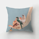 Deer Animal & Natural Leaves Cushion Cover by Ljojo - Home Decoration