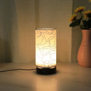 Cylindrical Fabric Table Lamp for Bedroom & Study Room Decor by Ljojo