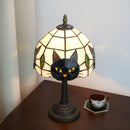 Black Cat Table Lamp for Bedroom Nightstand Decor by Ljojo - Cute Animal Nursery Bedside Lamp