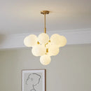 Nordic Luxury Glass Chandelier LED Pendant Lights by Ljojo for Living Room Bedroom