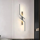Ljojo LED Wall Lamp USB Charging Modern Indoor Lighting Fixture for Living Room Bedroom
