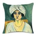 Ljojo Matisse Portrait Art Printed Cushion Cover 45X45cm