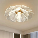 LED Ceiling Light Flower Design Acrylic Lamp Luxury Gold Interior Lighting for Study Bedroom Hallway by Ljojo
