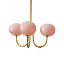 Nordic Pink Medieval Bauhaus Chandelier for Children's Room by Ljojo