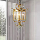 Ljojo Luxe Crystal Iron Art Chandelier for Living Dining Bedroom