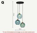 Ljojo Modern Glass Chandelier Nordic Lustre Led Pendant Light Glass Hanging Lamp