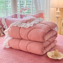 Ljojo Milk Fleece Winter Quilt: Thickened & Warm Comfortable Quilt Core