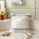 Ljojo Light Luxury Woven Cloth Tassel Throw Pillow - Heavy Craftsmanship
