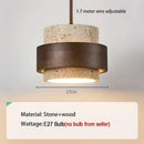 Ljojo LED Stone Chandelier for Home Bedroom Dining Room Living Room