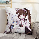 Ljojo 45x45 Cushion Cover - Decorative Pillowcase for Home, Car, and Bed Decor
