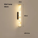 Ljojo Marble Dining Table Pendant Light - Designer Long Strip Lighting Fixture