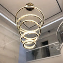 Ljojo Luxury Crystal Chandelier | Modern Stair Pendant Lamp for Home Decoration & Indoor Lighting