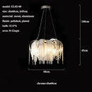 Ljojo Modern Luxury Tassel LED Pendant Lights Chandelier - Elegant Home Decor Luminaire