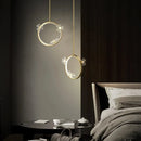 Ljojo Luxury Copper Pendant Light for Bedside & Restaurant, Modern Design