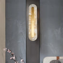 Ljojo Luxury Copper Wall Lamps for Living Room Staircase Corridor Marble Wall Lighting