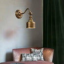 Ljojo American Classic Old Copper Wall Lamp Brass LED Home Decor Indoor Parlor Sconce