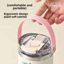 Ljojo 304 Stainless Steel Vacuum Insulated Straw Cup - Large Portable Thermos