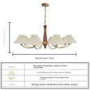 Retro Minimalist LED Chandelier for Living Dining Room Kitchen Pendant Light Ljojo