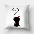 Cute Cat Cushion Cover 45x45cm - Ljojo Home Decor Pillowcases