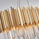 Ljojo Luxury Crystal Chandelier Pendant Light for Living Room and Dining Room