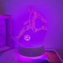 Football Fan's Dream 3D Illusion Night Light - USB Powered, Touch Control