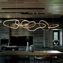 Ljojo Maillon Rose Gold Pendant Light - Minimalist Designer LED Ring Light