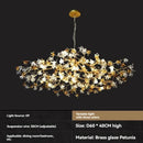 Copper ceiling lamp, crystal bedroom lamp, grand dining chandelier - Ljojo brand