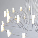 Ljojo Luxury LED Iron Wire Chandelier for Living & Dining Room