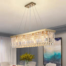 Ljojo Luxury Crystal Chandelier - Modern Dining Room Pendant Light - Indoor Ceiling Lamp