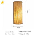 Bamboo Wall Light Sconce by Ljojo - Southeast Asia Style LED Fixture