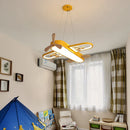 Ljojo Minimalist Wood LED Ceiling Light for Children's Room