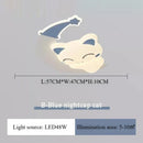 Modern Moon Cat Wall Light LED Fixture Bedroom Study Children's room Home Decor by Ljojo