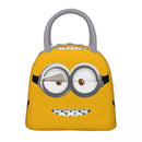Ljojo Miniones Insulated Lunch Bag - Fun Kawaii Design, Large Capacity Cooler