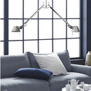 Ljojo Long Arm Aluminium Pendant Light Modern Hanging Lamp E27 Bulb Dining Room Bedroom