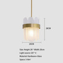 Nordic Living Room Crystal Pendant Lights Smoke Grey Modern Minimalist Glass Decor Dining Bedrooms by Ljojo