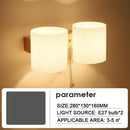 LED Wall Lamp Modern Nordic Solid Wood Light Fixture by Ljojo for Bedroom Living Room Balcony